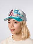 Бейсболка COASTAL арт. HFT Surf Naked II (бирюзовый / светло-серый)